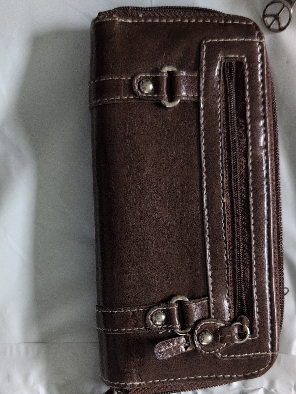 Will Add Free To Any Bundle -Classic Brown Woman's Zip Wallet